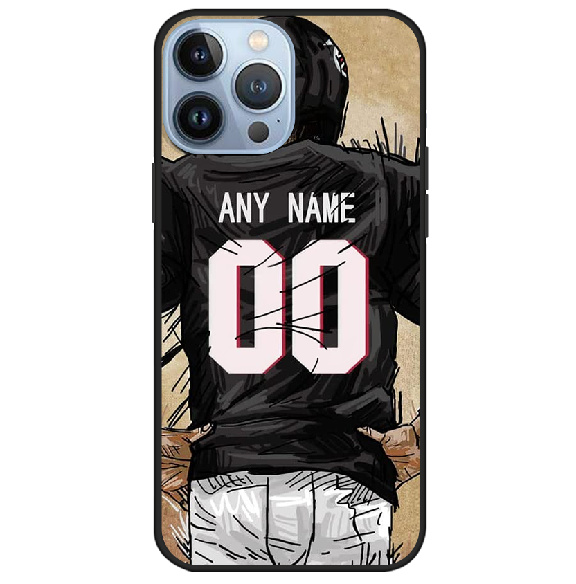 Custom Name Number Phone Case,Personalized Text Case