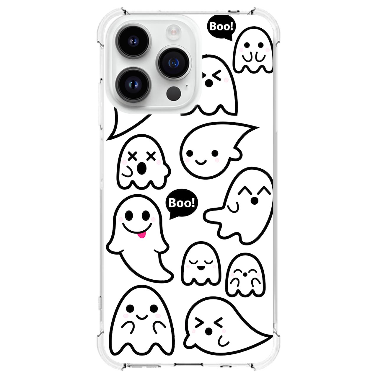 Custom Cute Halloween Ghosts Phone Case