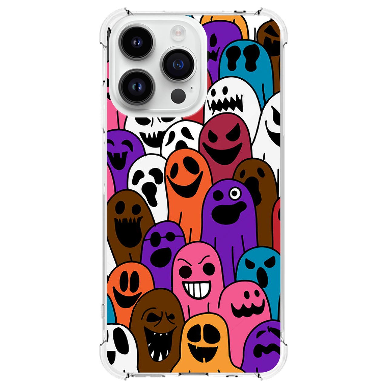 Custom Cute Halloween Ghosts Phone Case