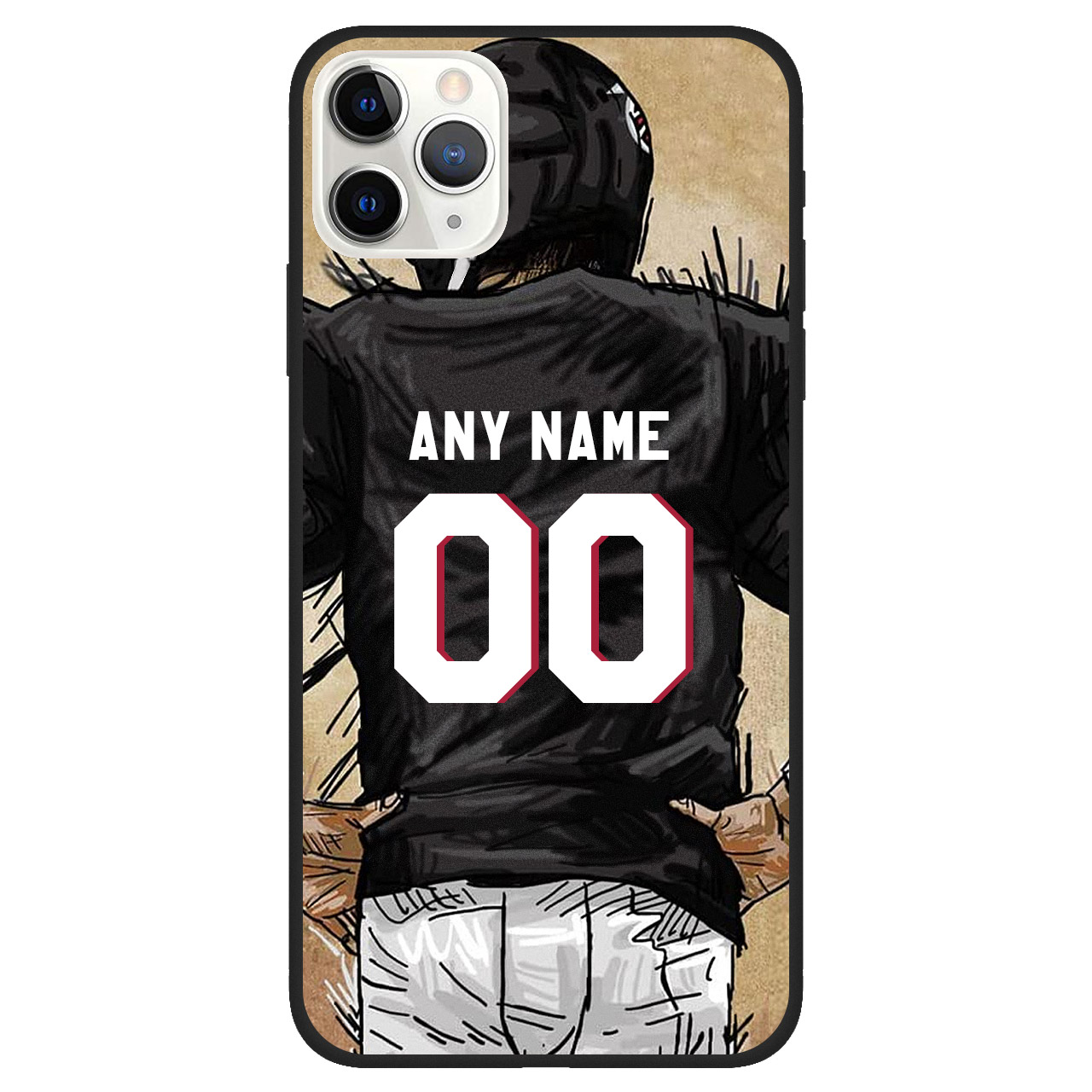 Custom Name & Number Football Phone Case