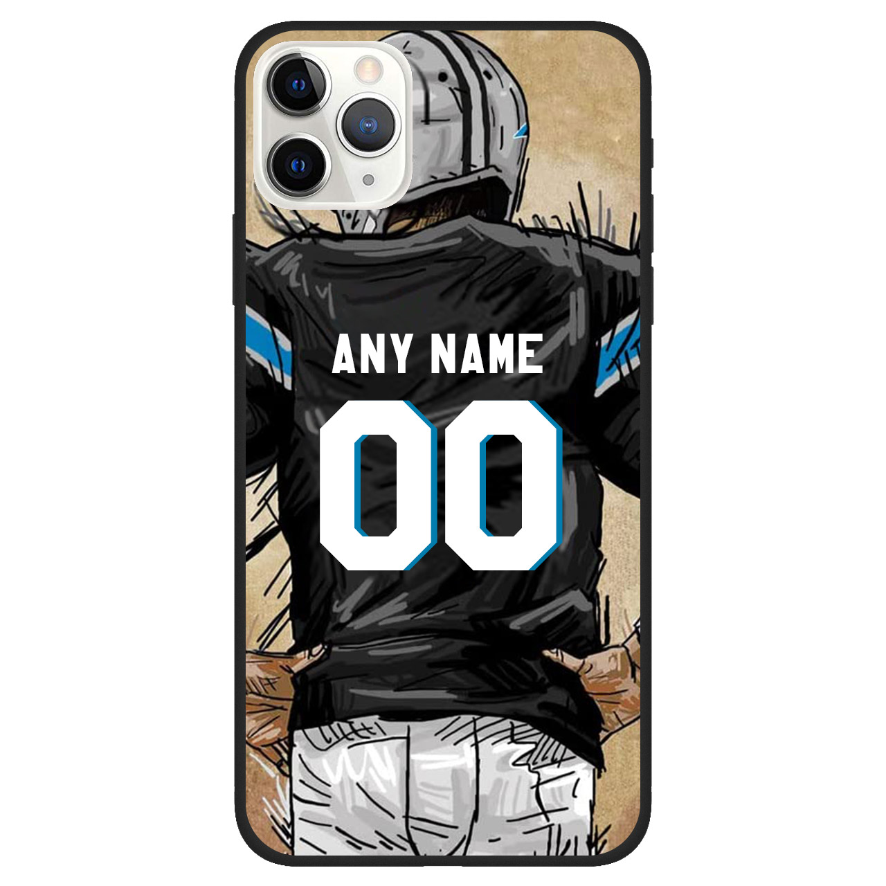 Custom Name & Number Football Phone Case