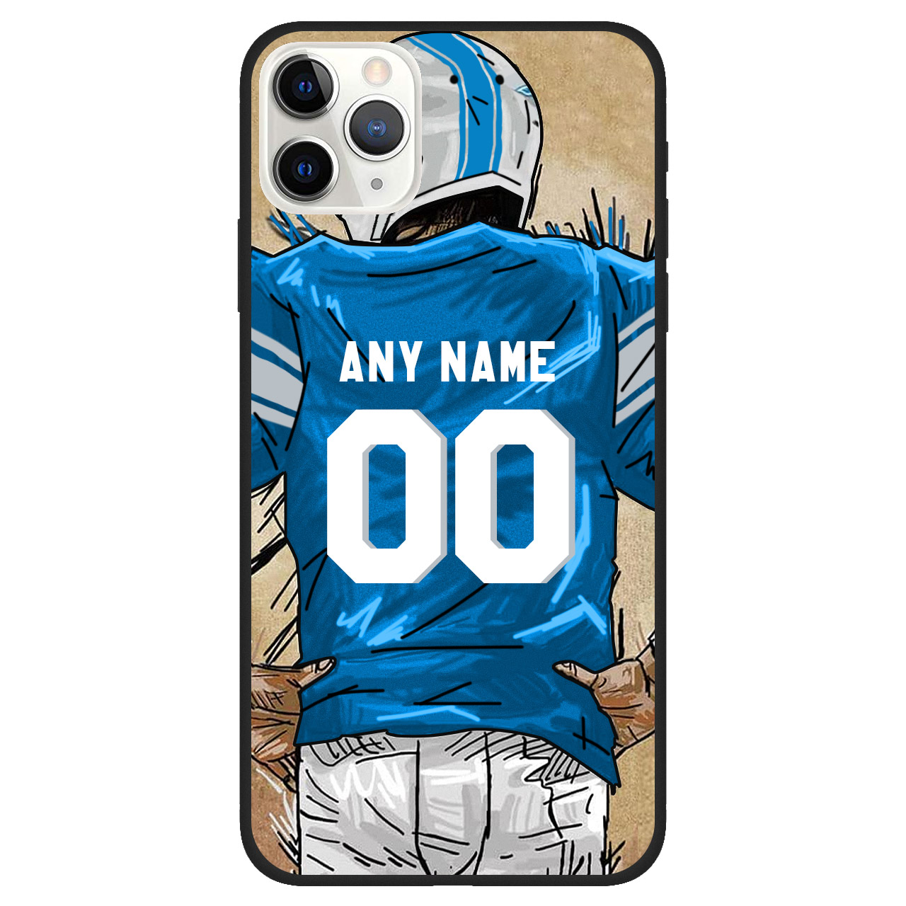 Custom Name & Number Football Phone Case