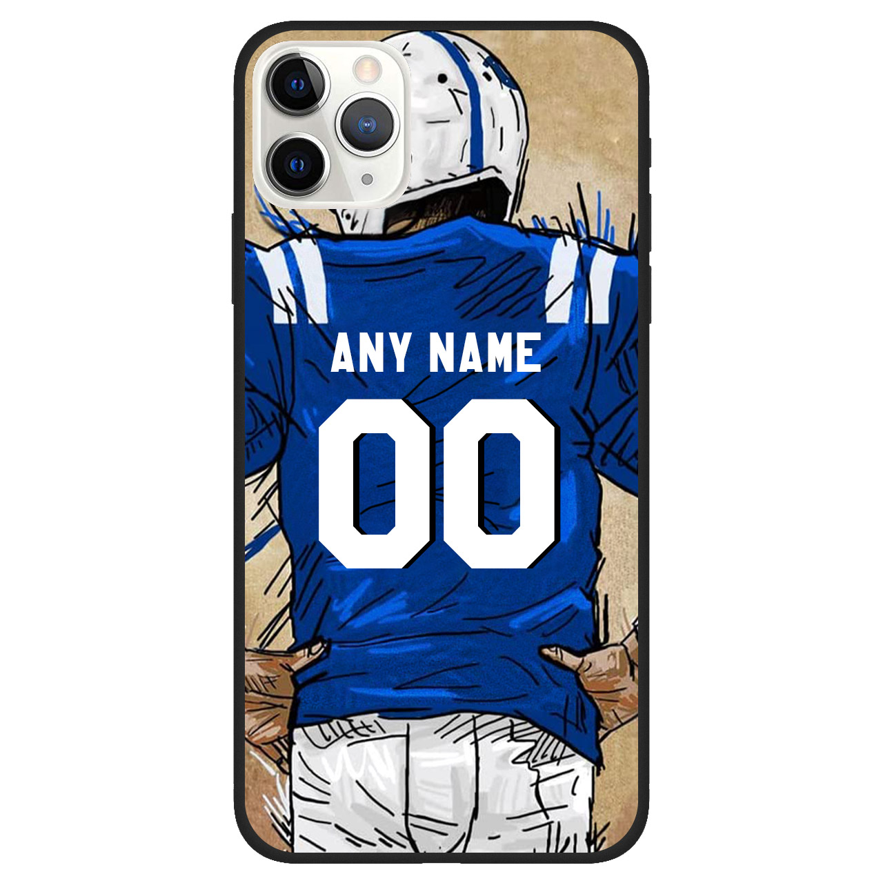 Custom Name & Number Football Phone Case