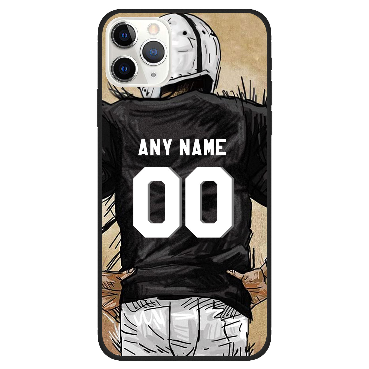 Custom Name & Number Football Phone Case