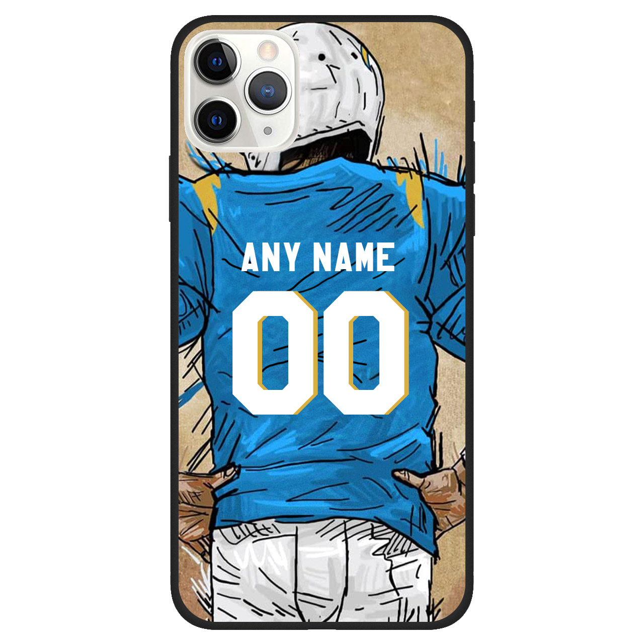 Custom Name & Number Football Phone Case