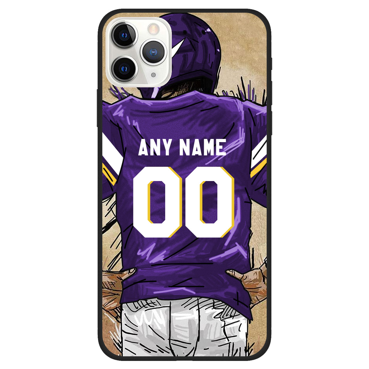 Custom Name & Number Football Phone Case