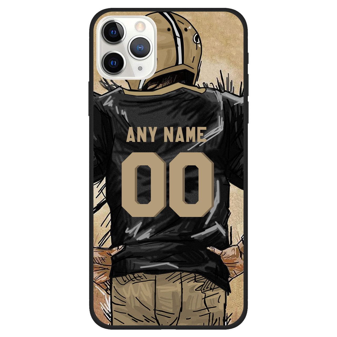 Custom Name & Number Football Phone Case