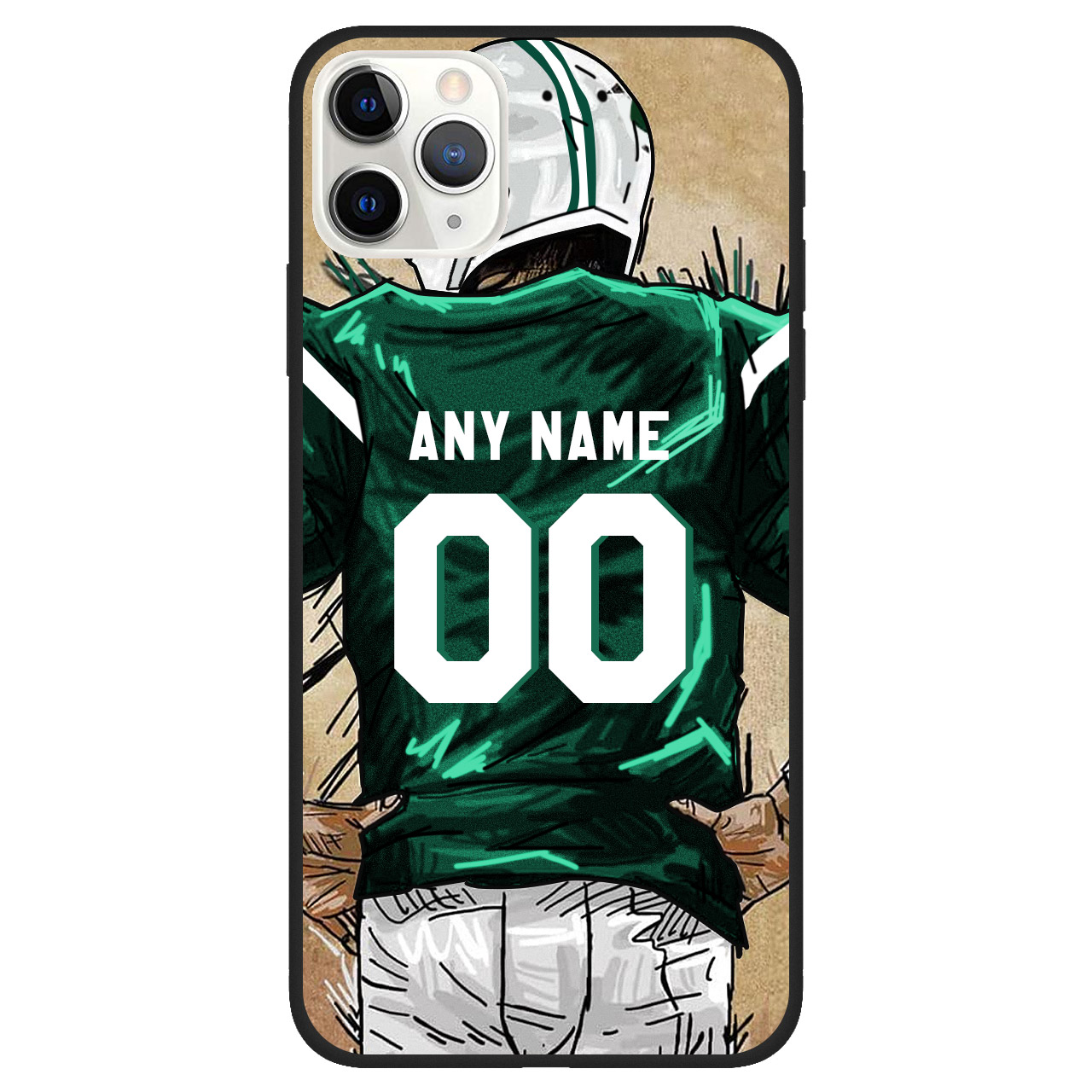 Custom Name & Number Football Phone Case