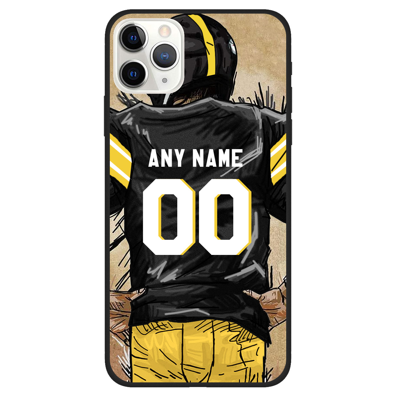 Custom Name & Number Football Phone Case