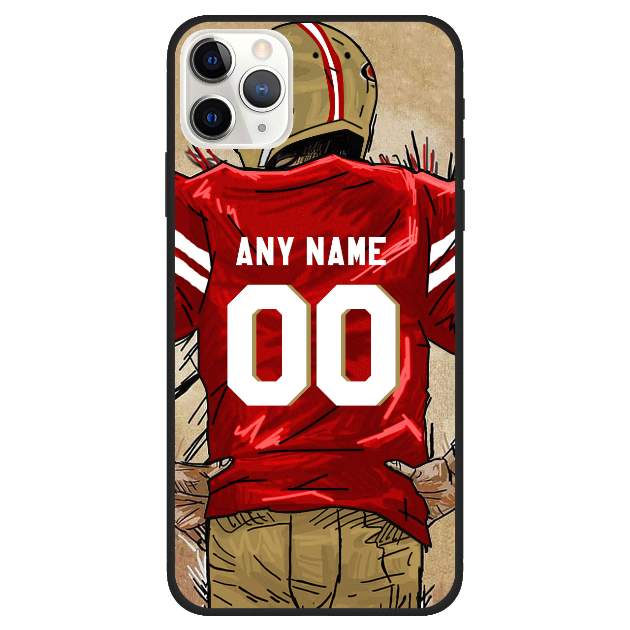 Custom Name & Number Football Phone Case