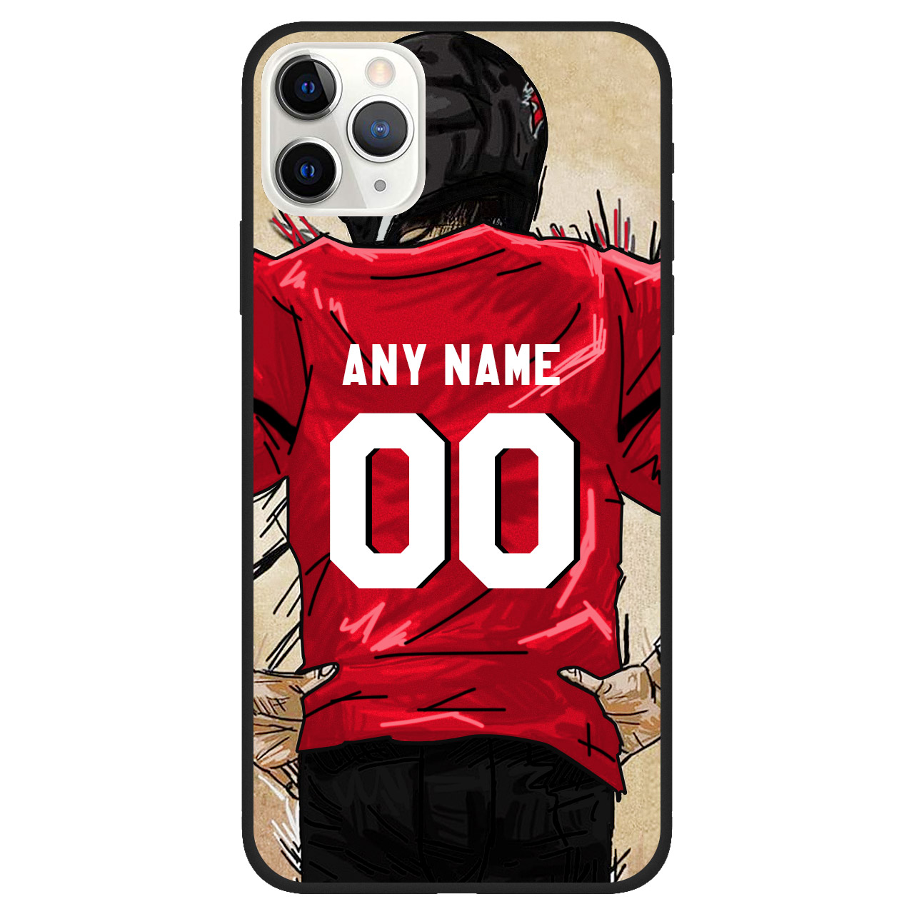 Custom Name & Number Football Phone Case